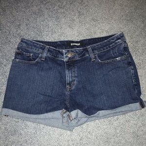 Express jean shorts size 12
